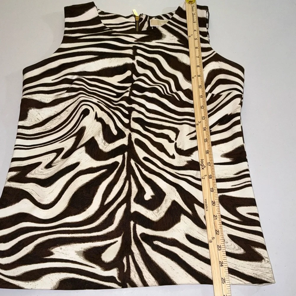 Michael Kors Women’s Animal Print Tank Size L - Picture 2 of 10